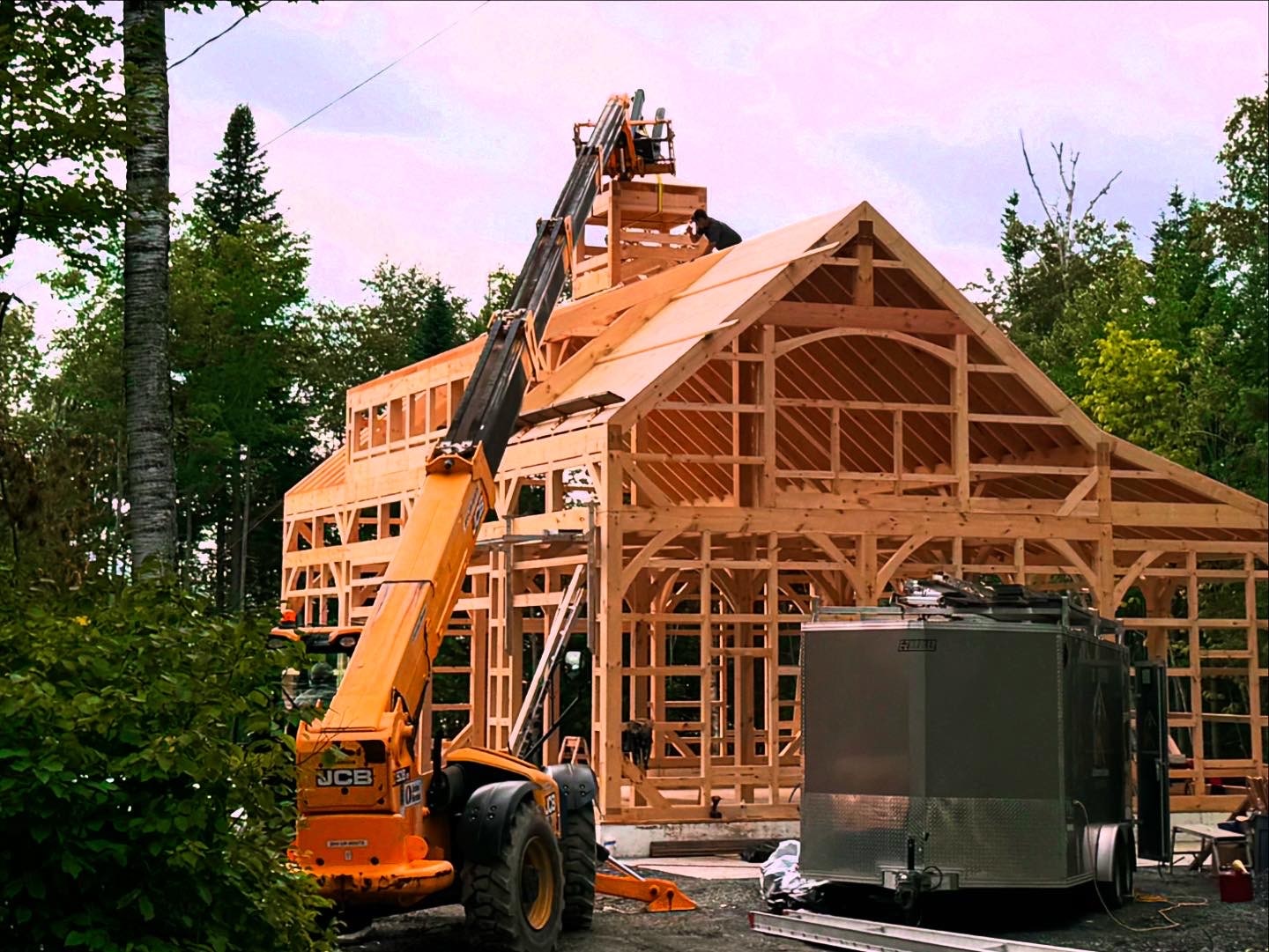 Wooden House Frame